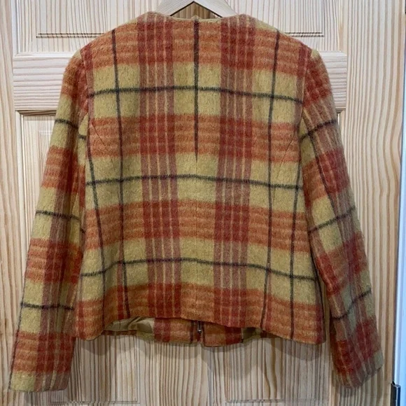 NOUVEAUX Multi-color Women’s Wool Blend Jacket Size 10 Made in El Salvador - Picture 9 of 16